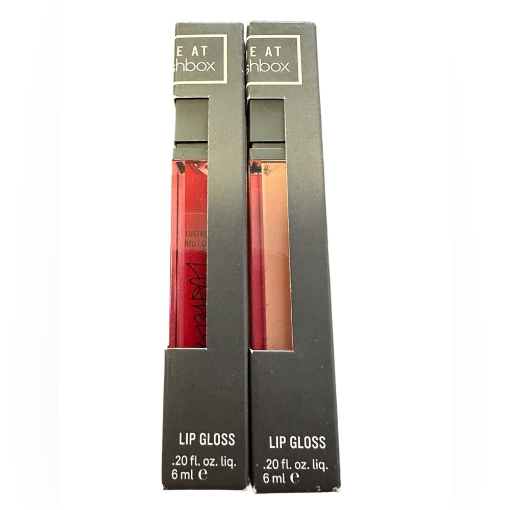 Smashbox LIP GLOSS BUNDLE OF 2 ALAIA’s and LUSTRELUX’s NIB FULL SIZE